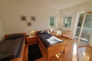 Ferienwohnung für 2 Personen, mit Balkon in Zwingenberg