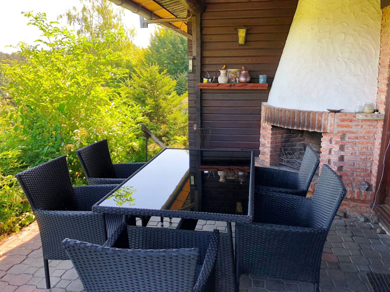 In Barbis mit Grill und Panoramablick in Bad Lauterberg im Harz, Harzvorland