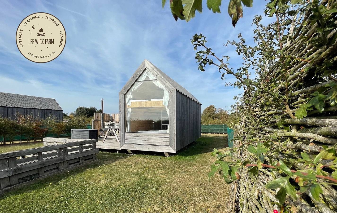 Lushna 5 Petite at Lee Wick Farm Cottages & Glamping in Point Clear, St Osyth