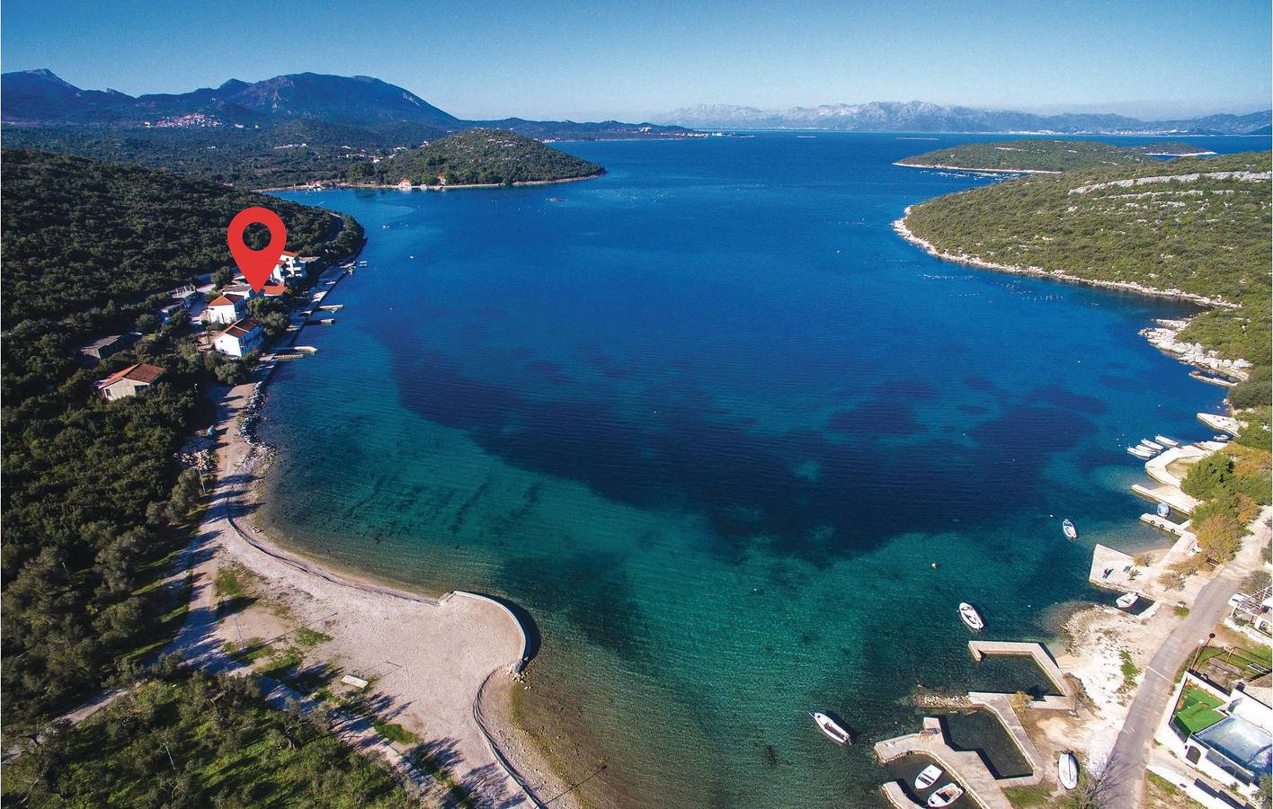 Cały apartament wypoczynkowy, Apartament wakacyjny dla 4 osób z taras in Pelješac