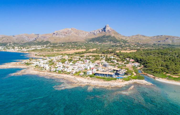 Apartment mit Meerblick, WiFi, AC & BBQ, 1,5km zum Strand in Colònia de Sant Pere, Artà