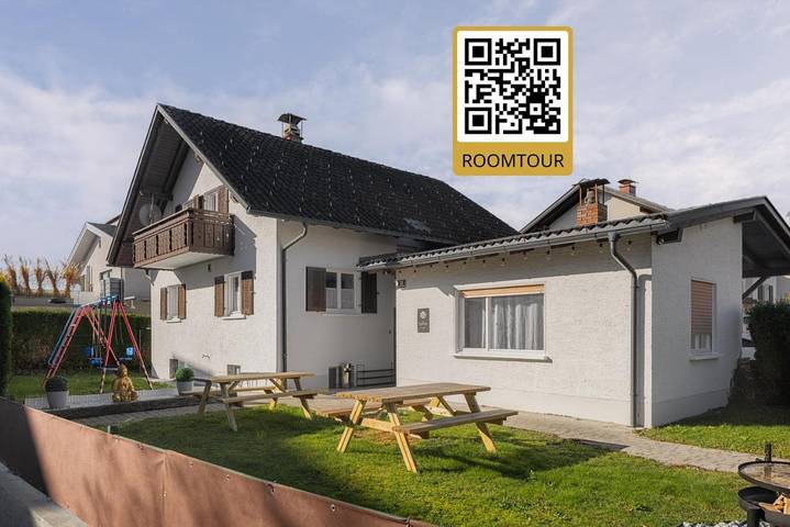 Ferienhaus für 10 Personen, mit Garten und Ausblick in Lochau