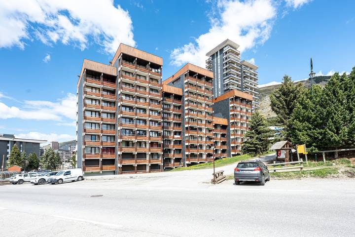 Estudio entero, Estudio Colette '312' con vistas a las montañas y balcón in Saint-Martin-de-Belleville, Les Belleville