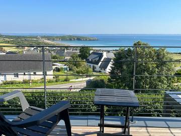 Cottage pour 2 personnes, avec vue ainsi que terrasse et jardin à Telgruc-sur-Mer