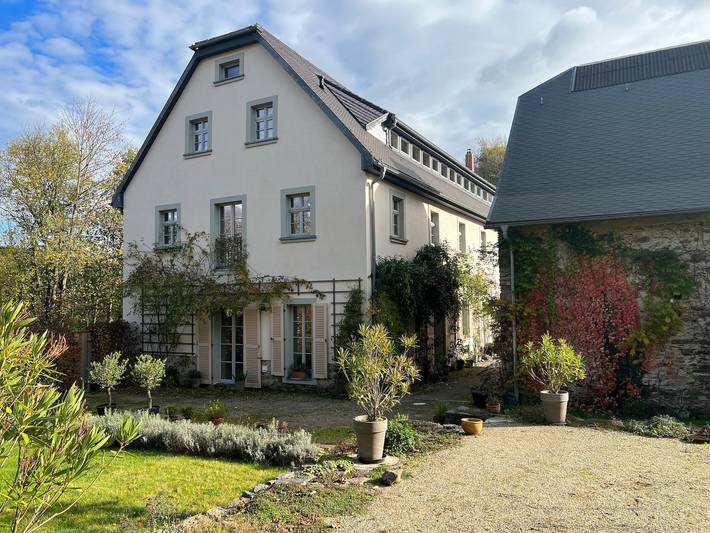Ferienwohnung für 2 Personen, mit Garten und Seeblick in Niederwiesa