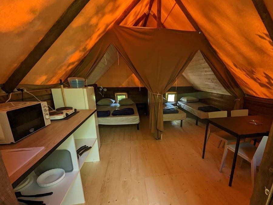 Camping de Lanven - Landhaus 4 personen - Familien-Ecolodge in Plomeur, Côte de Cornouaille