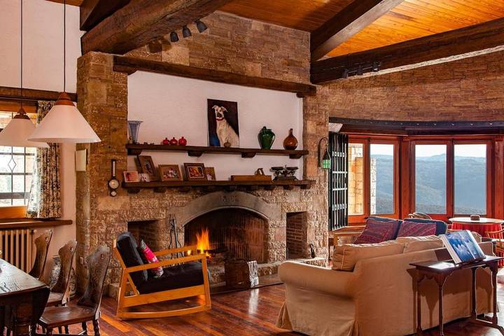 Casa de vacaciones para 8 personas, con Balcón y Terraza además de Jardín y Vistas en Parque natural del Montseny