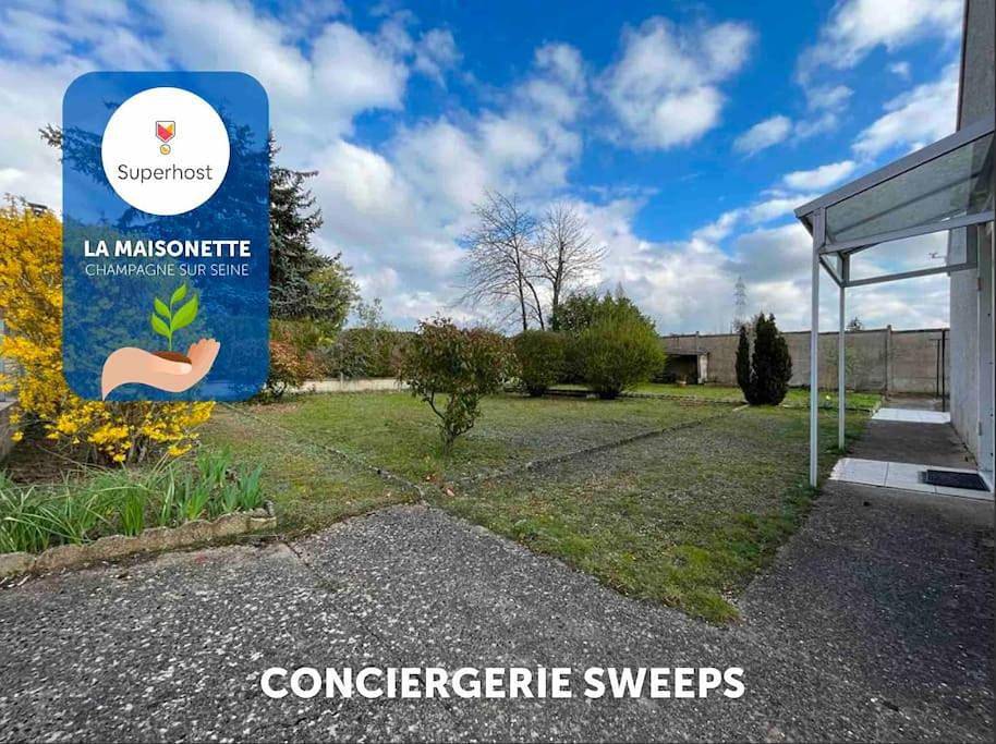 Appartement entier, Maisonnette - jardin extérieur in Champagne-sur-Seine, Seine-et-Marne