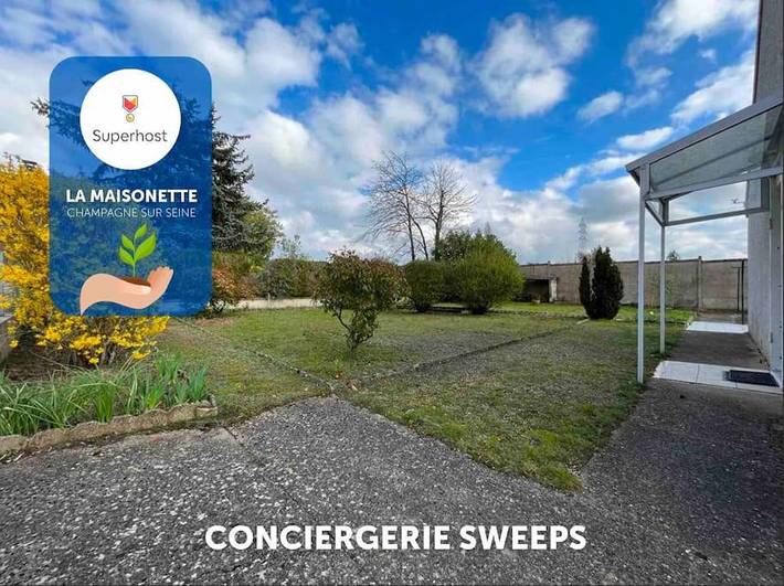 Gîte pour 4 personnes, avec Terrasse à Champagne-sur-Seine