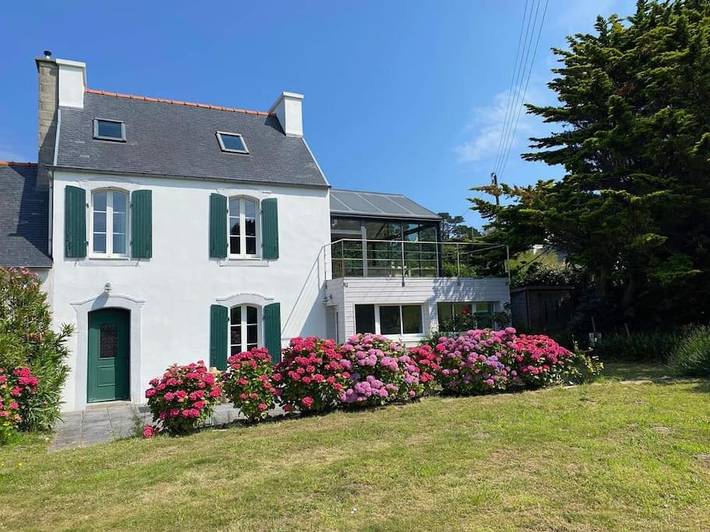 Gîte pour 6 personnes, avec jardin et vue dans Plage du Guerzit
