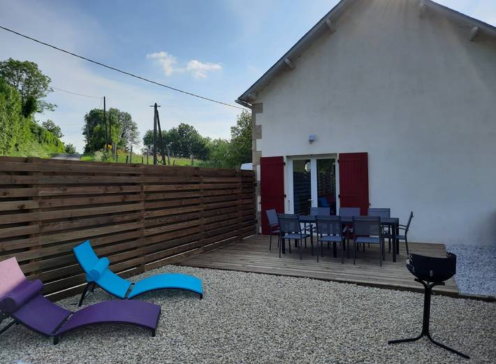Gîte pour 6 personnes, avec jardin et terrasse