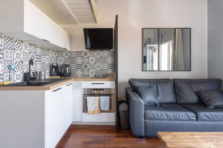 Ganzes Studio, Studio 'Charmant Mezzanine' mit privater Terrasse und Balkon in Biscarrosse Plage, Biscarrosse