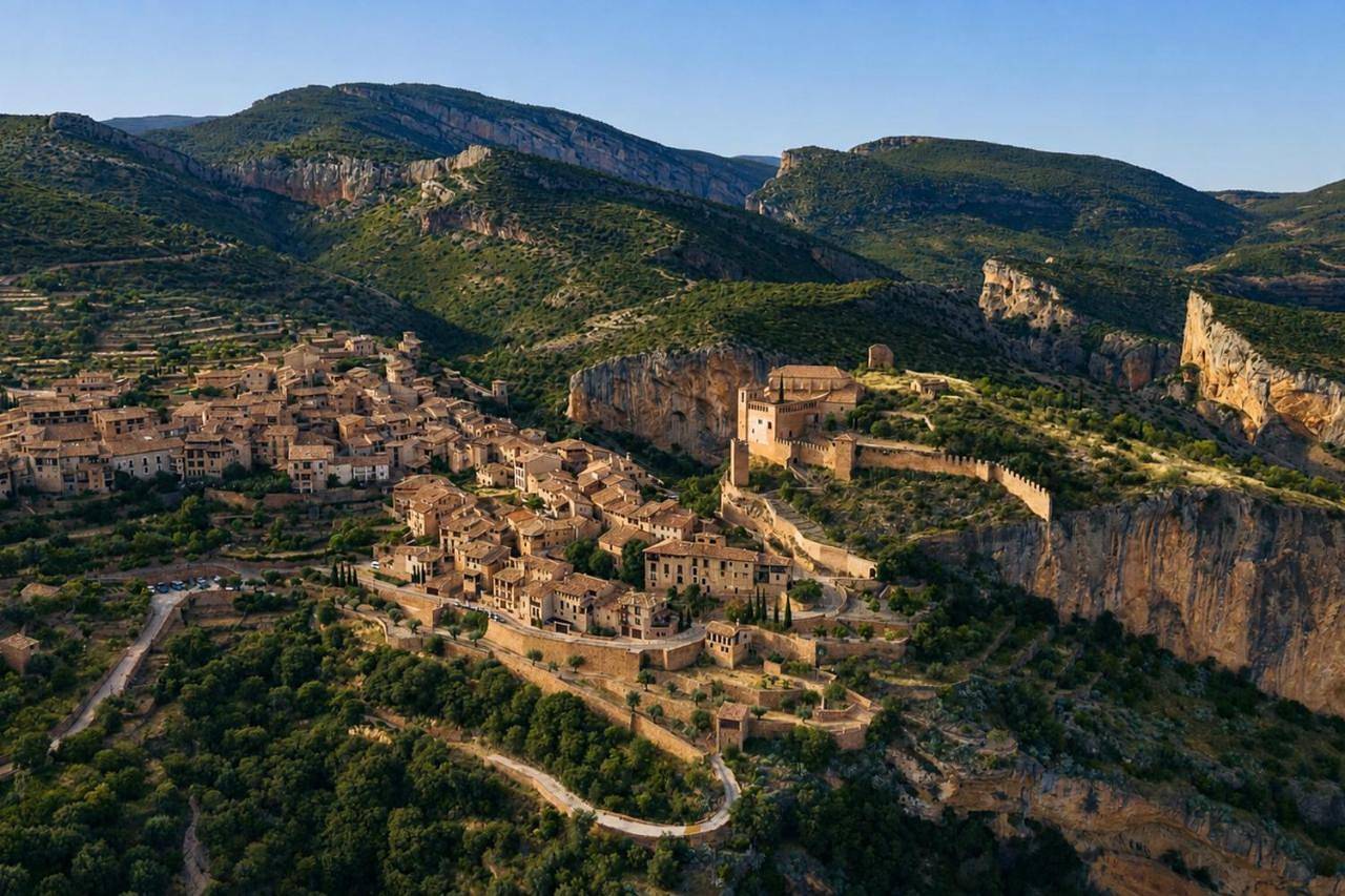 Kampaoh Alquézar in Alquézar, Huesca Provincie