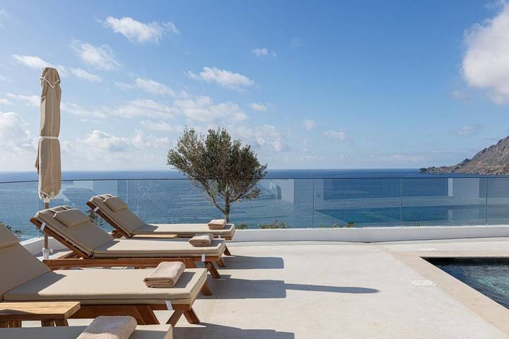 Ferienhaus für 5 Personen, mit Pool und Terrasse sowie Ausblick, mit Haustier in Plakias - 2