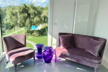 Ferienwohnung für 6 Personen, mit Balkon und Whirlpool sowie Pool und Garten in Verona