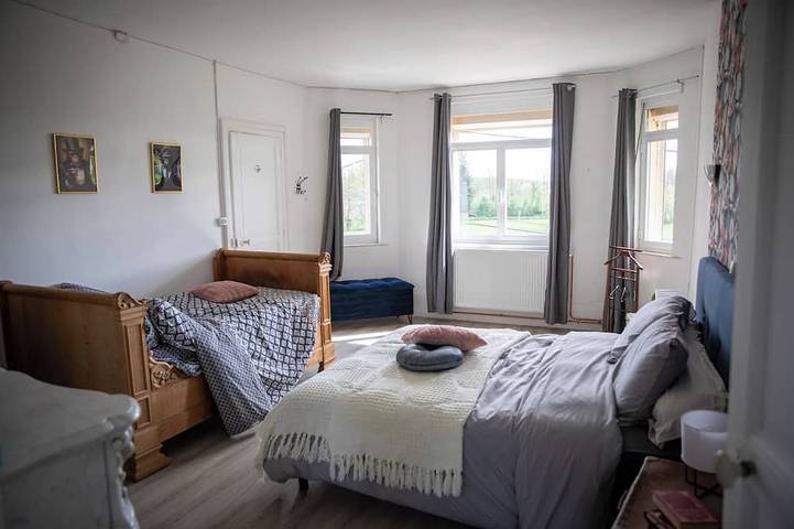 Villa Beausejour in the heart of the countryside in Baives, Avesnes-sur-Helpe