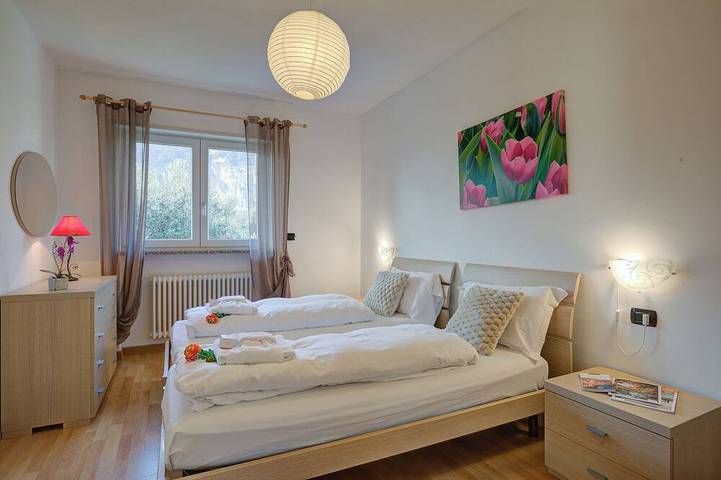 Entire apartment, Agritur Laura - Armonia Verde 1 with Shared Garden, Torbole sul Garda, Italy in Torbole, Nago-Torbole