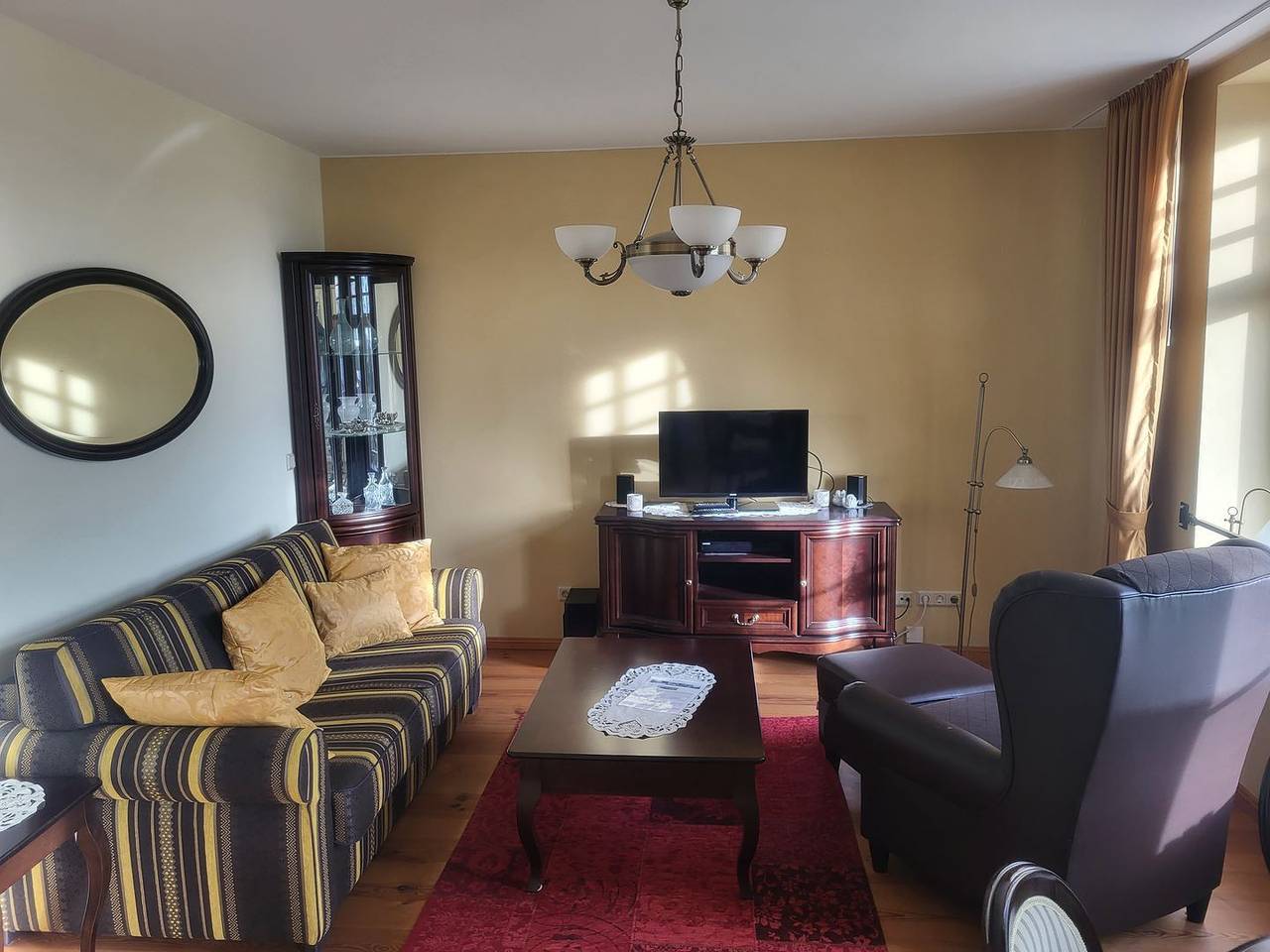 Ganze Wohnung, Komfortable Gräfinnensuite Westflügel mit Balkon in ländlicher Lage auf Usedom in Stolpe auf Usedom, Usedom