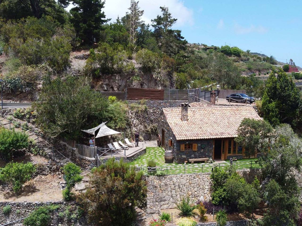 Freistehendes Ferienhaus La Maleza in La Palmita in La Gomera