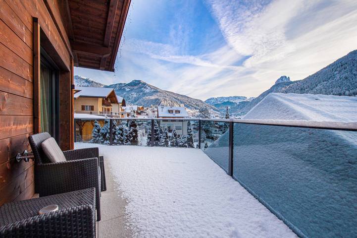 Hütte für 4 Personen, mit Balkon im Grödnertal - 4