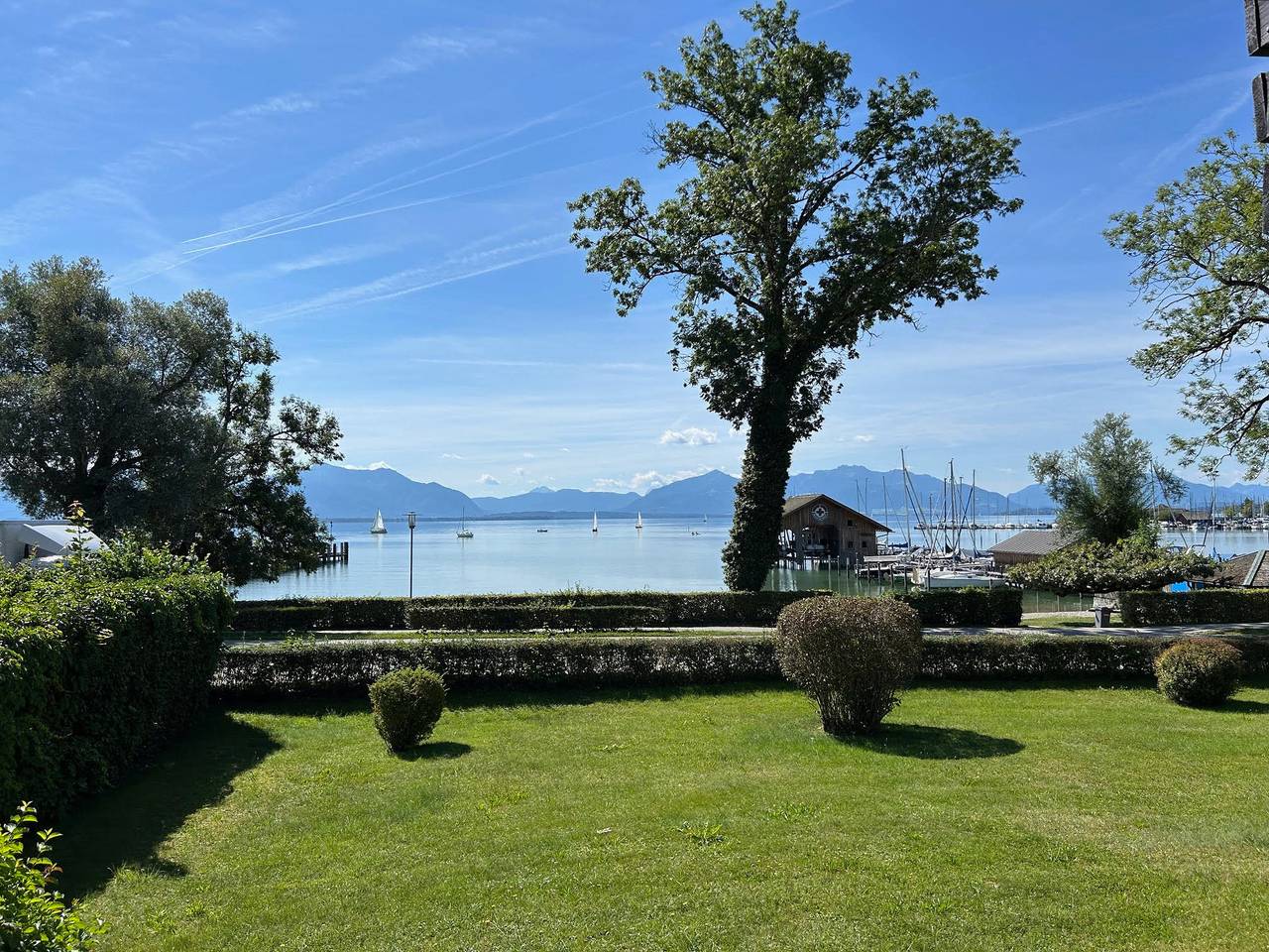 Appartement de vacances entier, Fewo Uferglück in Seebruck, Chiemsee