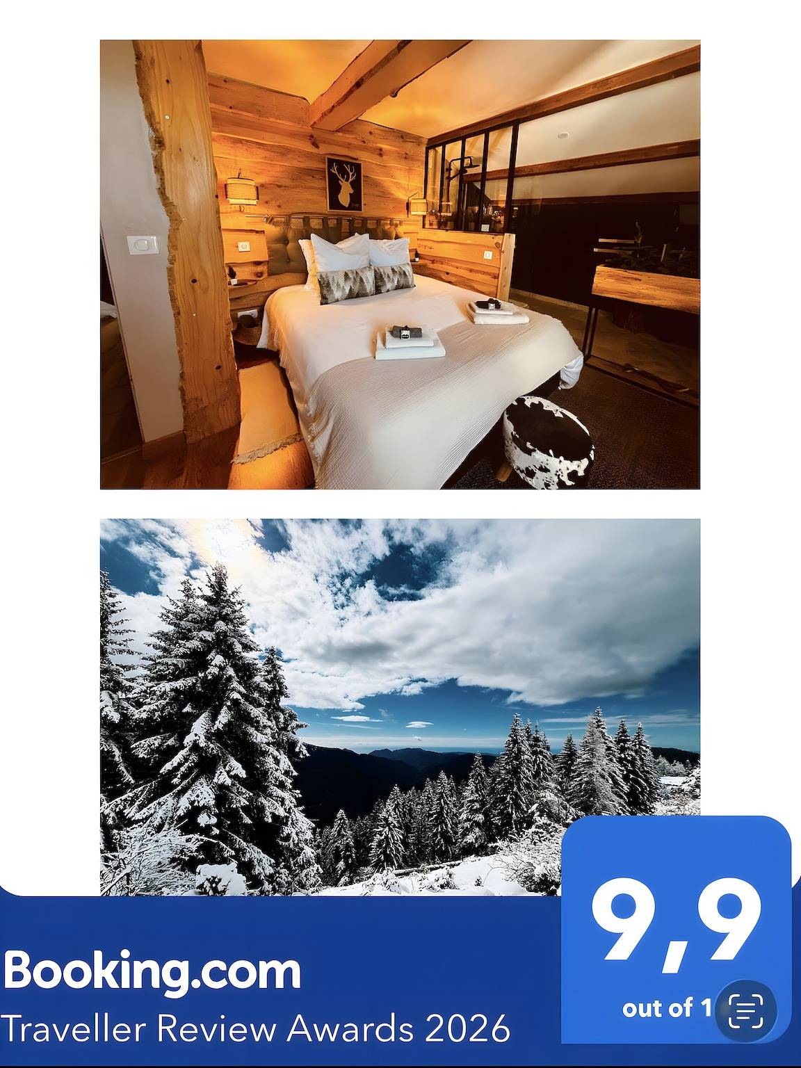 Appartement entier, Appartement 'La Cabane De Marie' avec vue sur les montagnes in La Bollène-Vésubie, Région de Nice