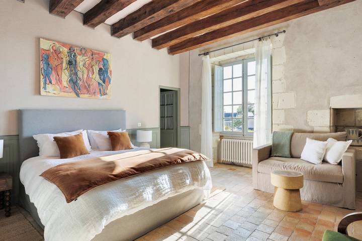 Location de vacances pour 2 personnes, avec jardin près des Châteaux de la Loire