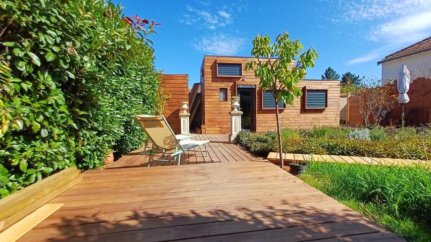 Appartement de vacances pour 4 personnes, avec Terrasse et Jardin ainsi que Sauna et Vue à Riorges
