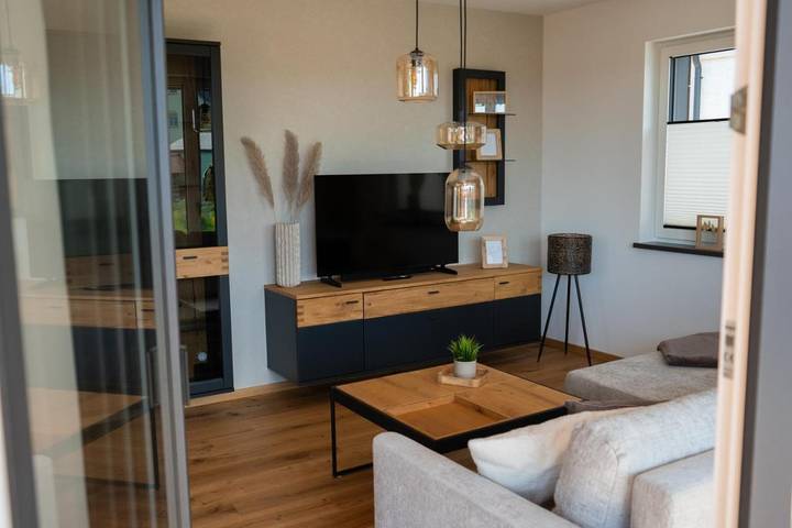Ferienwohnung für 6 Personen, mit Balkon und Garten sowie Ausblick in Hofbieber - 3