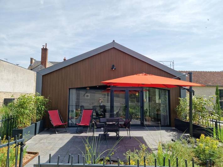 Maison de vacances pour 4 personnes, avec Terrasse ainsi que Jardin et Vue