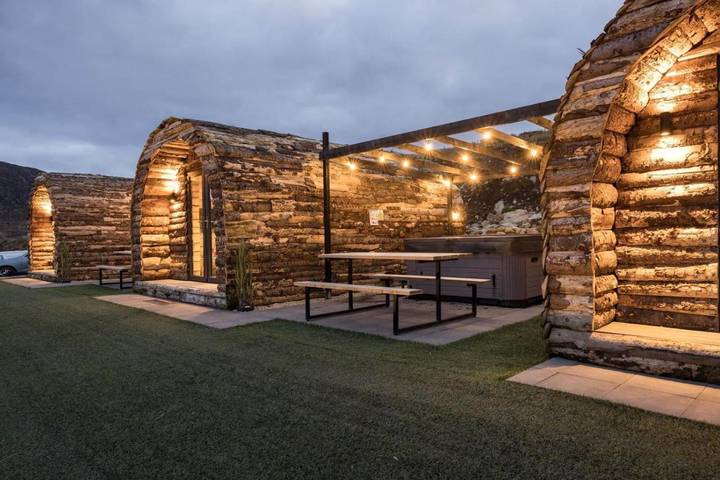 Camping for 4 people, with Terrace and Hot tub as well as Garden and View in Northern Ireland