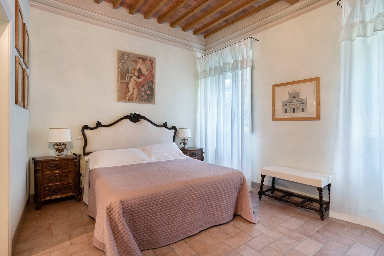 Camera 'Villa Lombardi - Camera 5' con piscina condivisa, Wi-Fi e aria condizionata in Camaiore (Toscana), Riviera Toscana