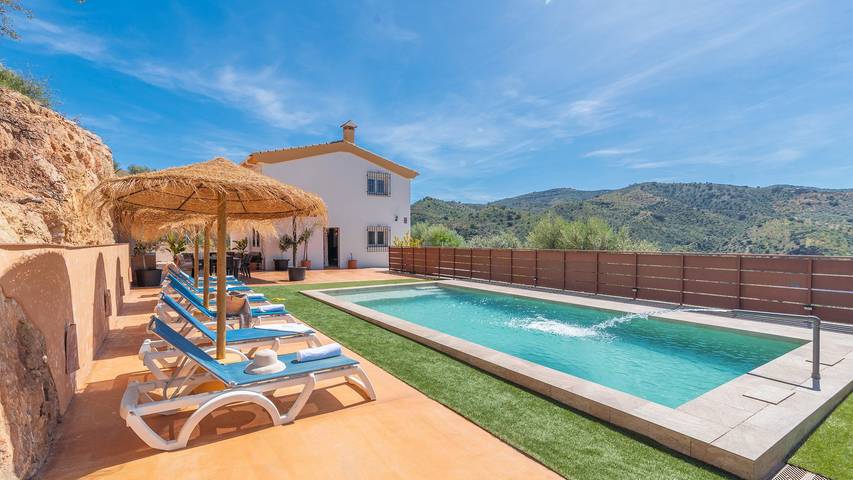 Casa rural para 9 personas, con piscina y balcón/terraza en Riogordo - 3