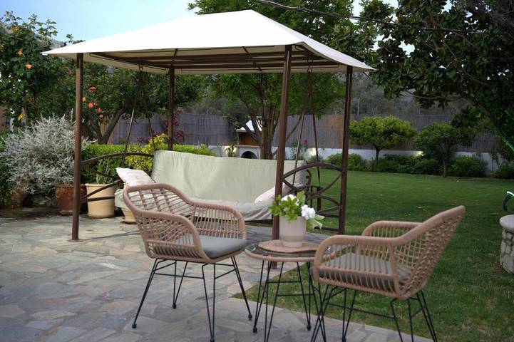 Ferienhaus für 5 Personen, mit Balkon und Terrasse sowie Garten und Ausblick in Archangelos - 4