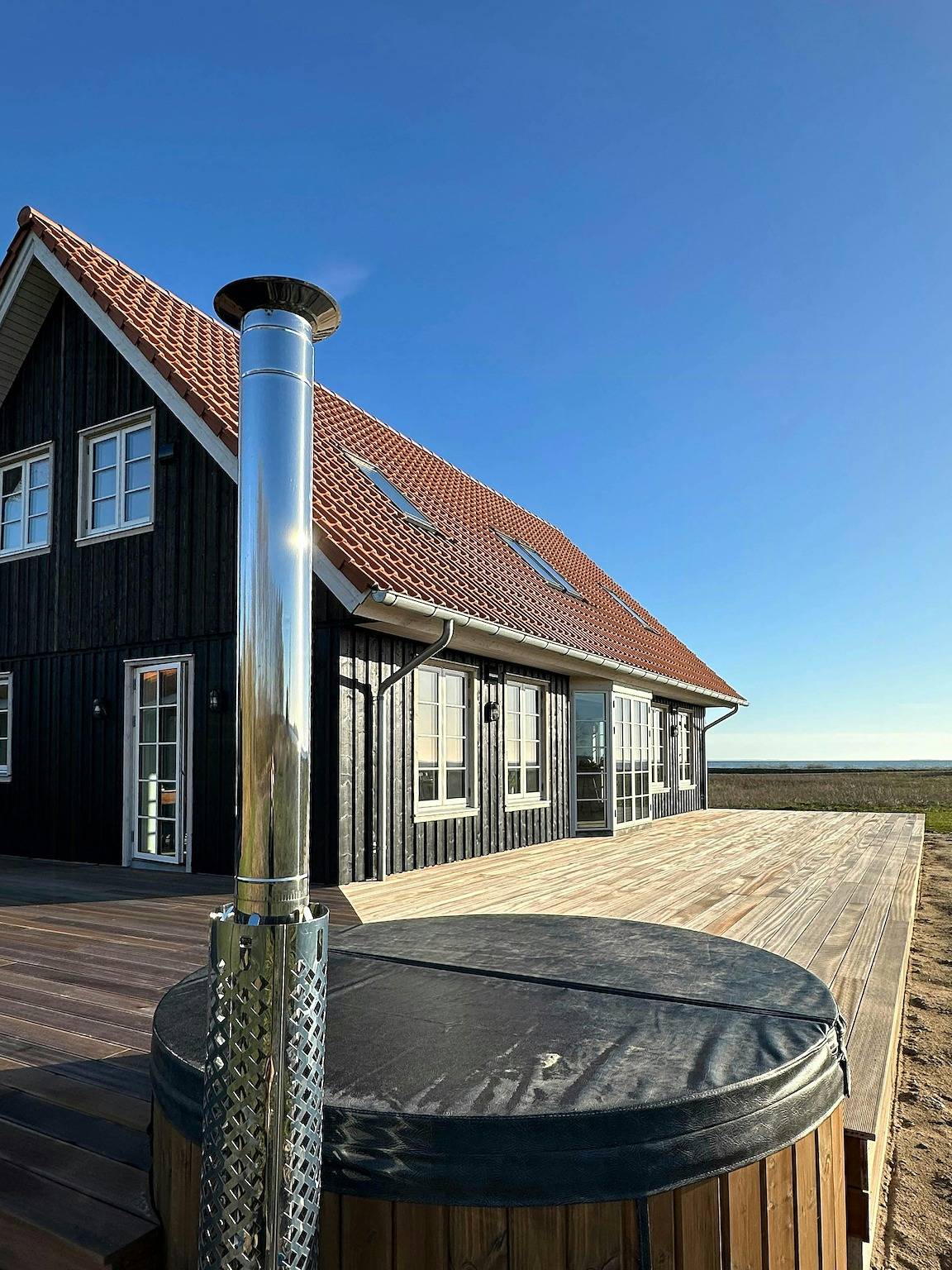 Hus med vakker havutsikt på Lilleø in Svenske Østersjøen