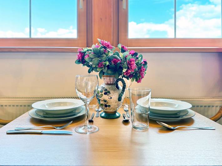 Ferienwohnung für 2 Personen, mit Balkon und Garten sowie Ausblick in Seeg - 3