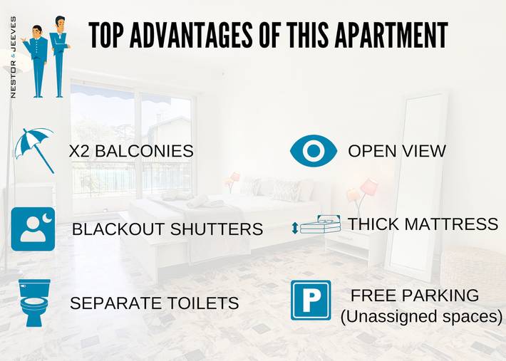 Ferienwohnung für 2 Personen, mit Terrasse in Nizza - 4