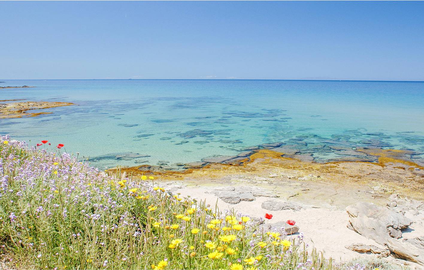 Appartement de vacances entier, Appartement en bord de mer avec piscine et kitchenette in Stagno di Casaraccio, Punta De Su Turrione