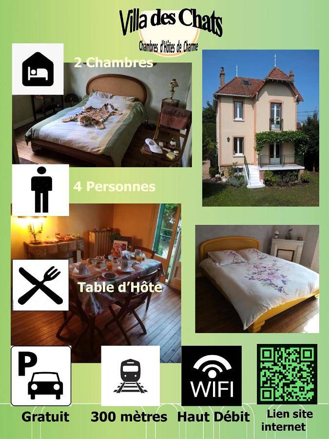 Chambre d’hôte pour 2 personnes, avec Balcon et Terrasse ainsi que Jardin et Vue à Conflans-Sainte-Honorine