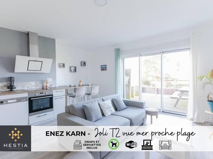 Appartement de vacances pour 4 personnes, avec terrasse, animaux acceptés