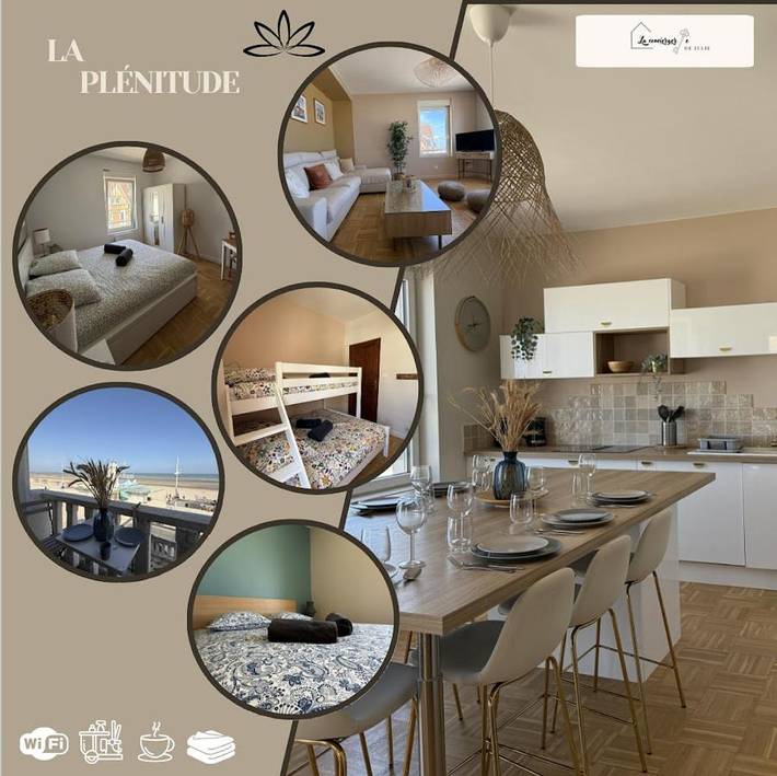 Ferienwohnung für 7 Personen, mit Balkon und Ausblick in Dünkirchen