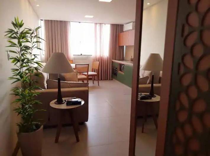 Casas e apartamentos de temporada para 3 pessoas, com piscina e vista e ainda jardim and sauna em Farol de Santa Marta