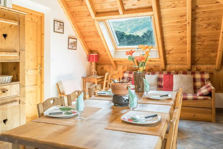 Chalet pour 5 personnes, avec balcon, animaux acceptés à Valloire - 4