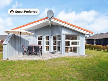 Ferienhaus für 6 Personen, mit Terrasse und Garten in Lensterstrand