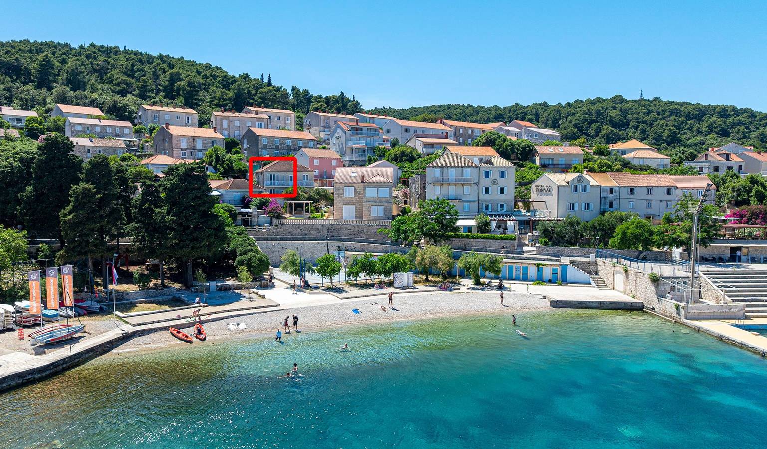 Cijeli apartman za odmor, S 1 - studio just 50m from the beach with sea view in Korčula (Dalmacija), Korcula