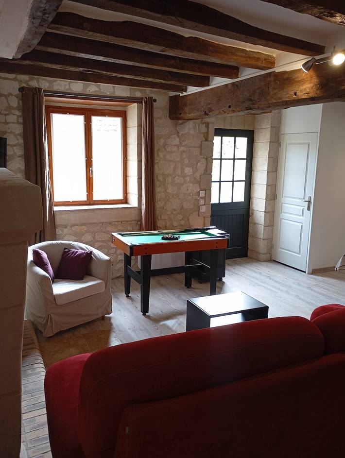 Ferienhaus 'La Tanière Du Loir' mit Terrasse, Garten und Wlan in Aubigné-Racan, Sarthe