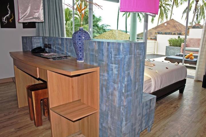 Station pour 3 personnes, avec piscine et bassin pour enfant ainsi que jardin et sauna à Lamai Beach - 4