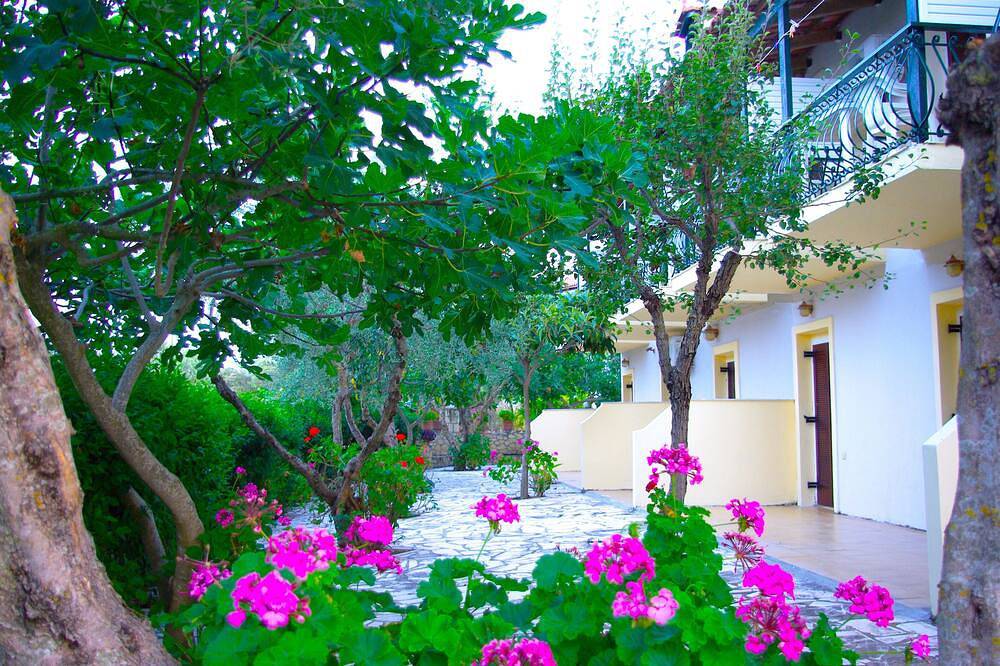 Entire apartment, 4 Studios, 150 meters from the Sea (8 to 12 persons) in Psarou, Alykes