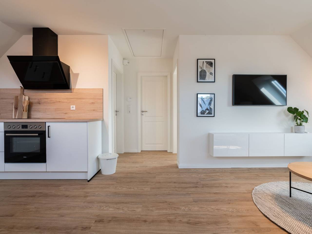 Ganze Wohnung, Küstenbutze - Modernes Apartment für 2 mit vollausgestatteter Küche, Balkon, Ne in Mildstedt, Nordfriesland