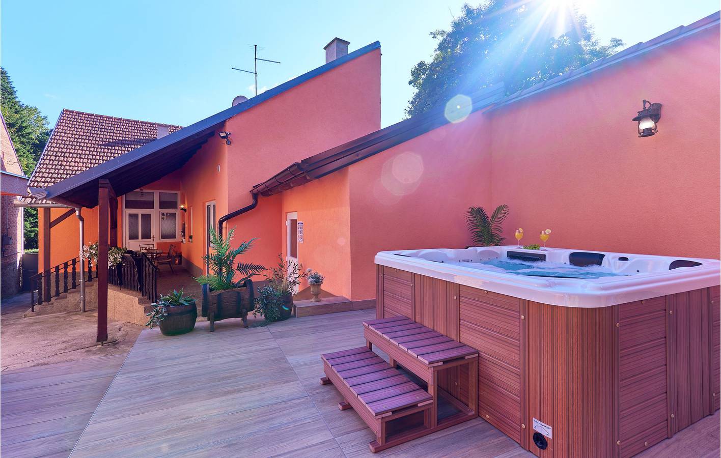 Gemütliche 2-Zimmer-Wohnung mit Terrasse in der Nähe des Stadtzentrums von Daruvar in Bjelovar-Bilogora